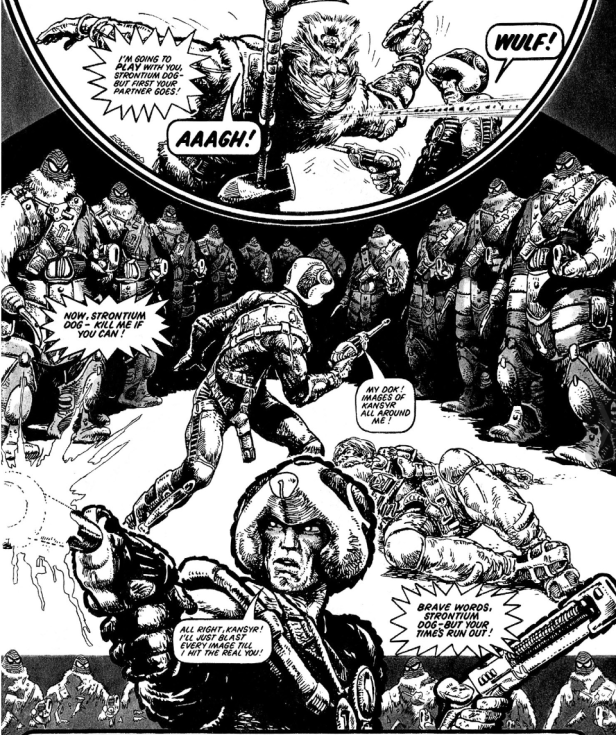 Johnny Alpha art Carlos Ezquerra