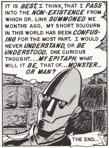 Adam link comic book art