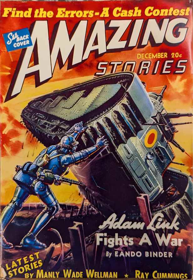 Adam Link Amazing Stories art