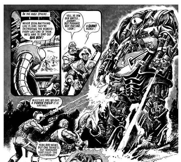 2000AD Strontium Dog panels