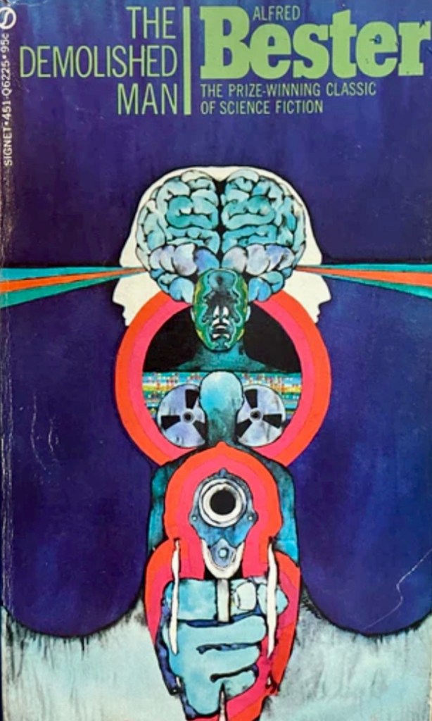The Demolished Man cover Alfred Bester Bob Pepper art